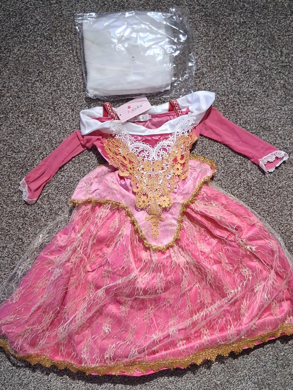 *Light Up* Pink Princess Kids Costume Dress